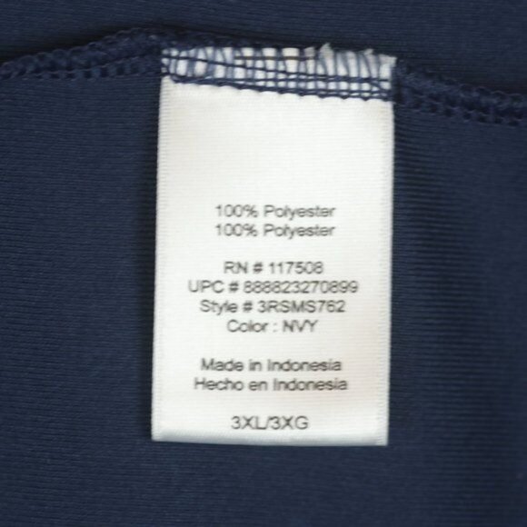 Reebok Men's 3XL Blue & Gray Crewneck Short Sleeve Activewear Tech Tee - Picture 5 of 7